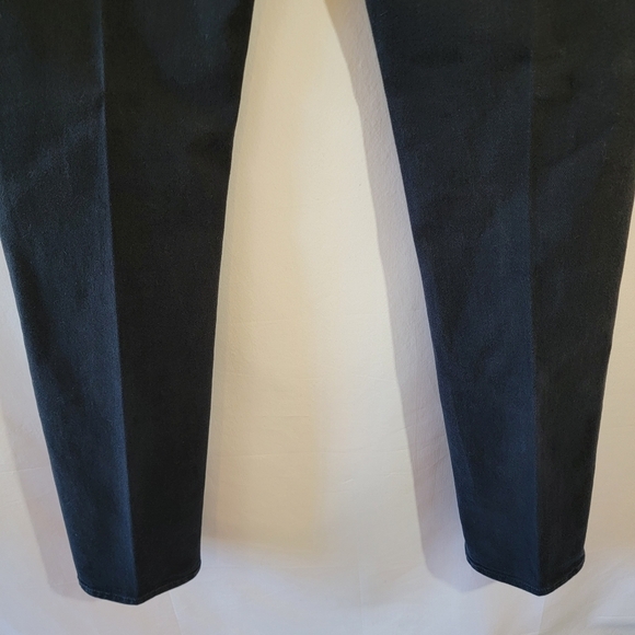7FAM x EVAN YURMAN ROXANNE Jeans Sz 29 Black Mid Rise Skinny Goth Wimshygoth USA - Picture 8 of 12